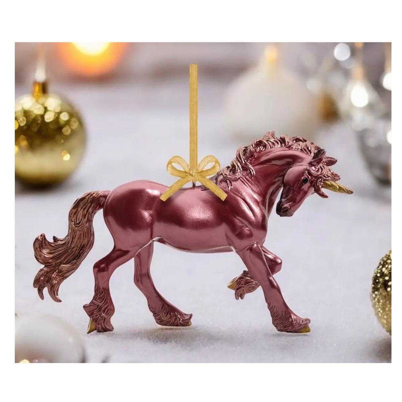 Breyer Horses Holiday Collection 2024 Unicorn Ornament - Scarlet - Ad