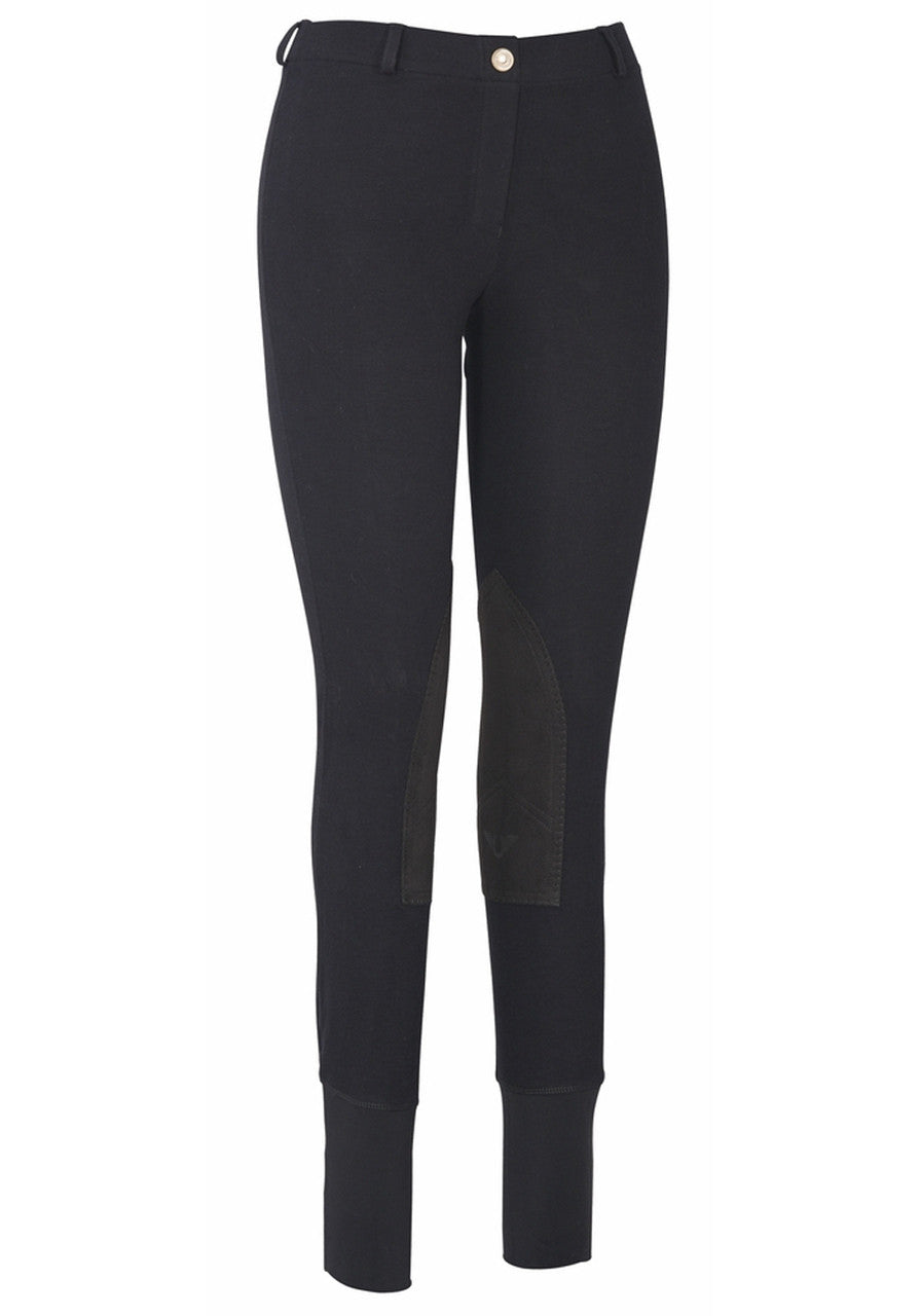 TuffRider Ladies Starter LowRise Pull On Breeches - Black