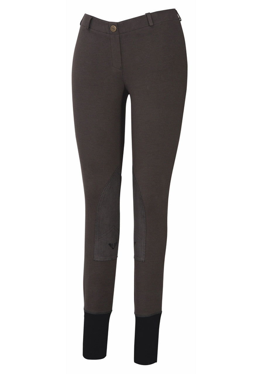 TuffRider Ladies Starter LowRise Pull On Breeches - Dark Grey