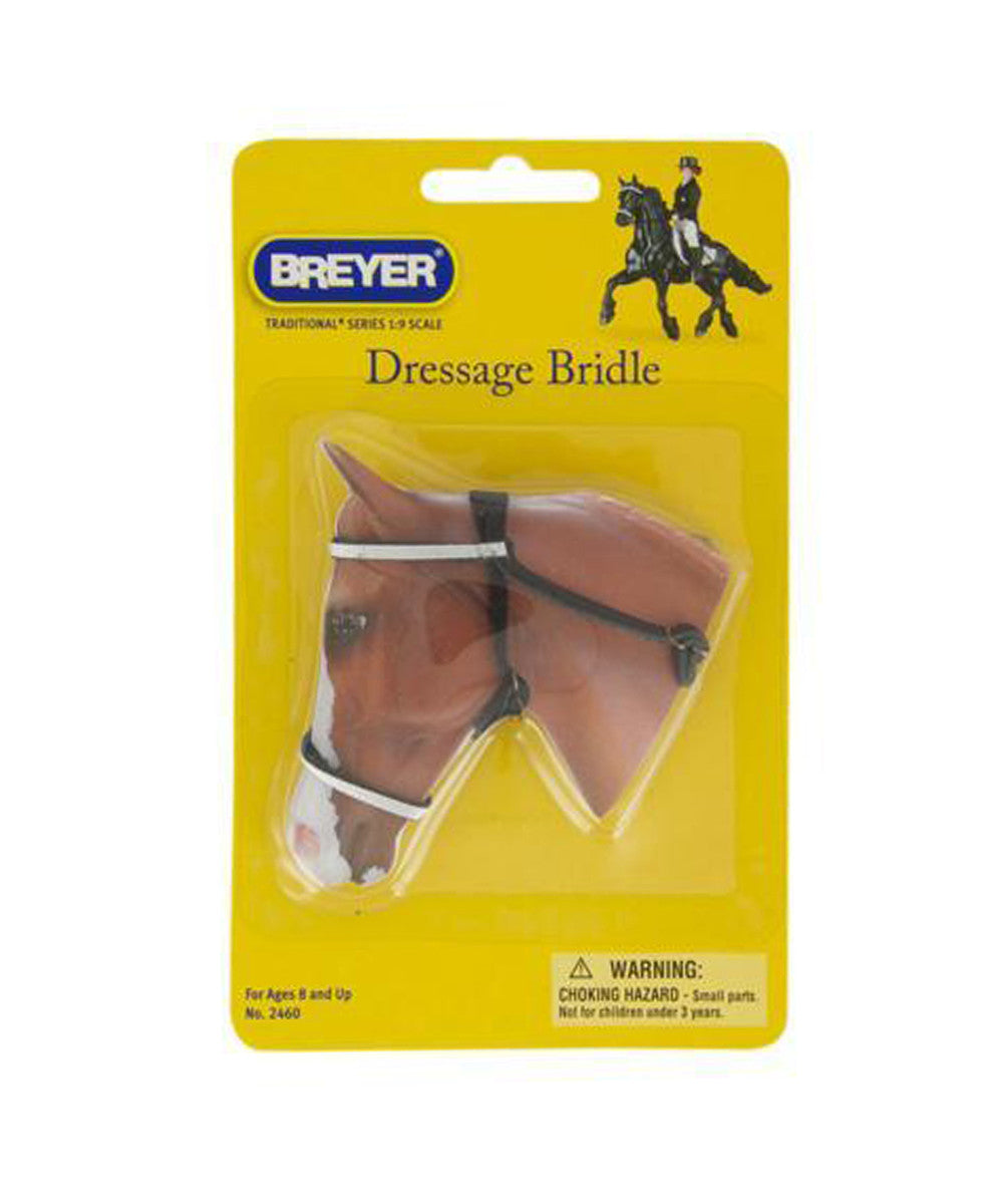 Breyer Horses - Traditional Size Black Dressage Bridle on Card