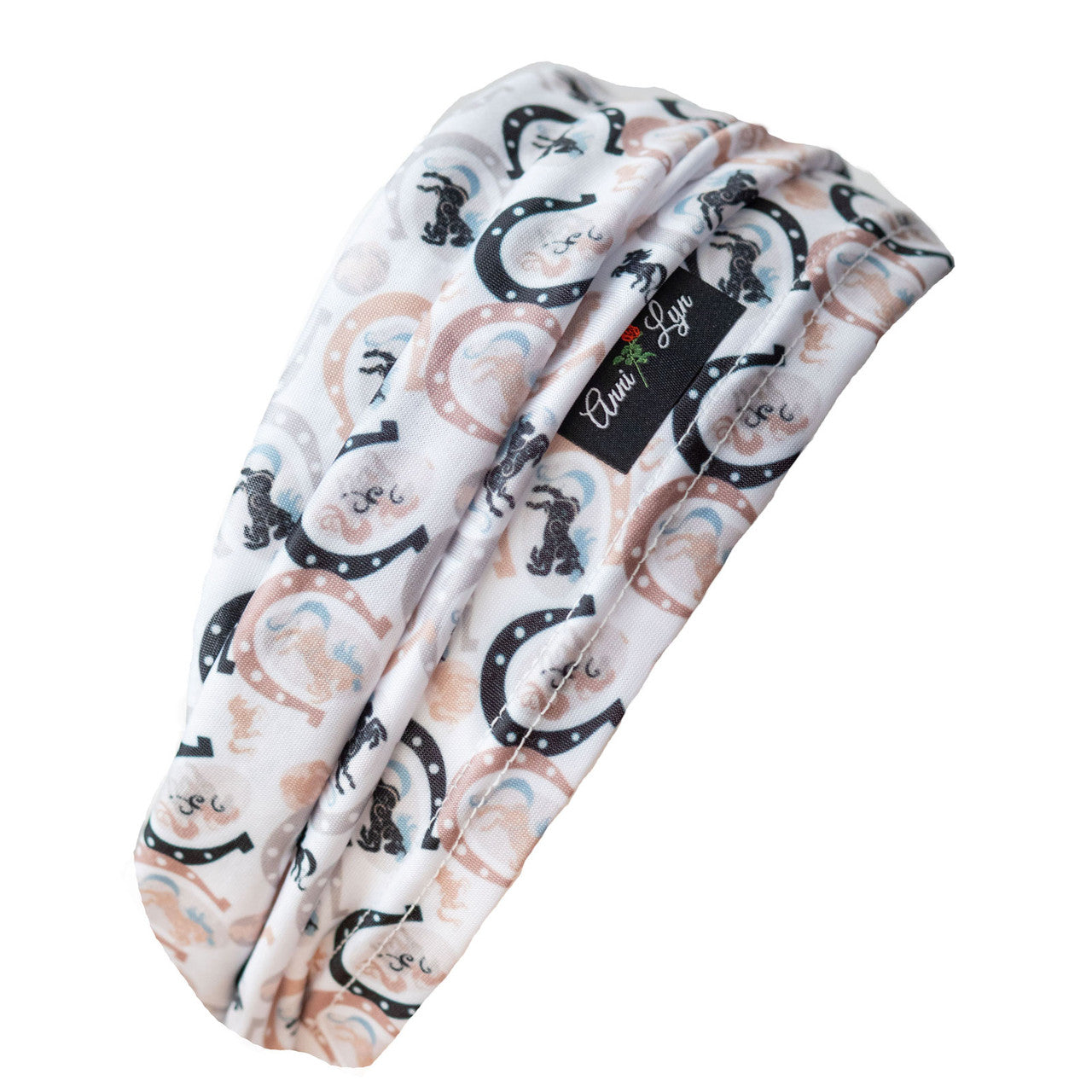 Anni Lyn Sportswear Women's Equestrian Headband - Horseshoes