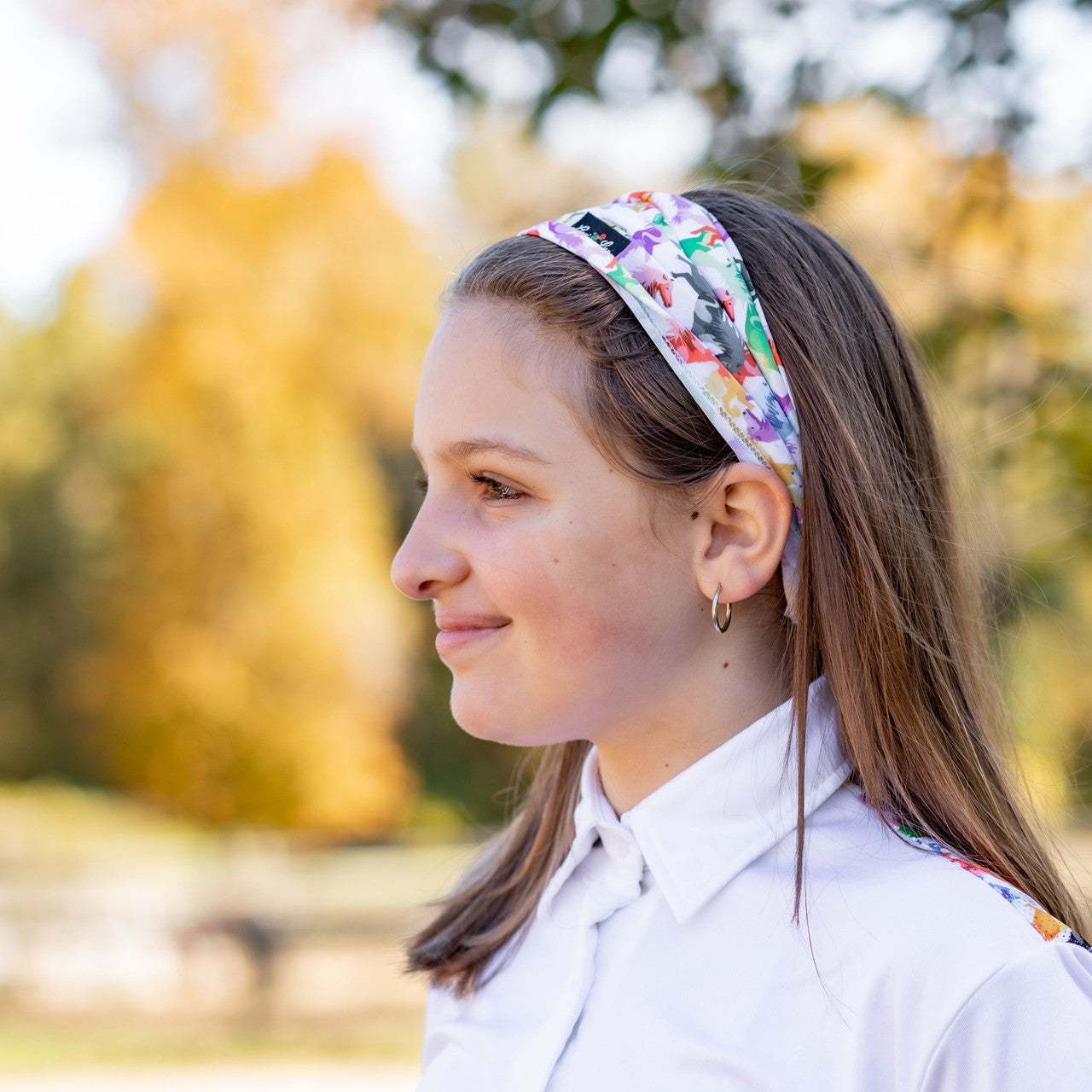 Anni Lyn Sportswear Kid's Equestrian Headband - Vibrant2