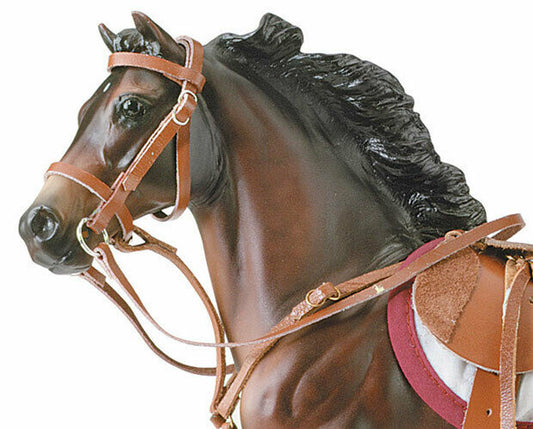 Breyer Horses - Leather English Hunter/Jumper Bridle on Model