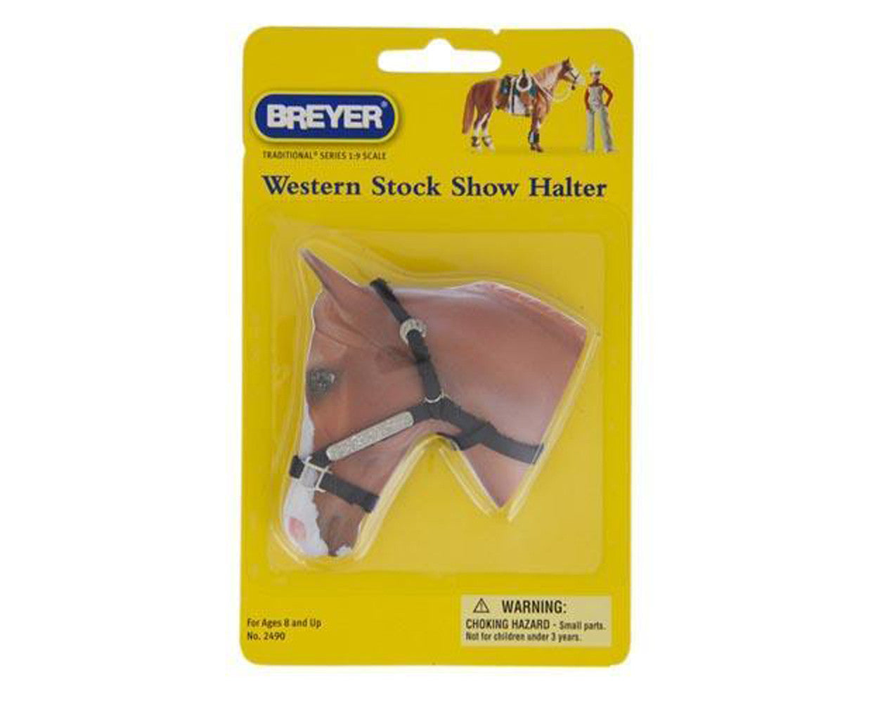 Breyer Horses - Western Leather Stock Show Halter with Lead on Card