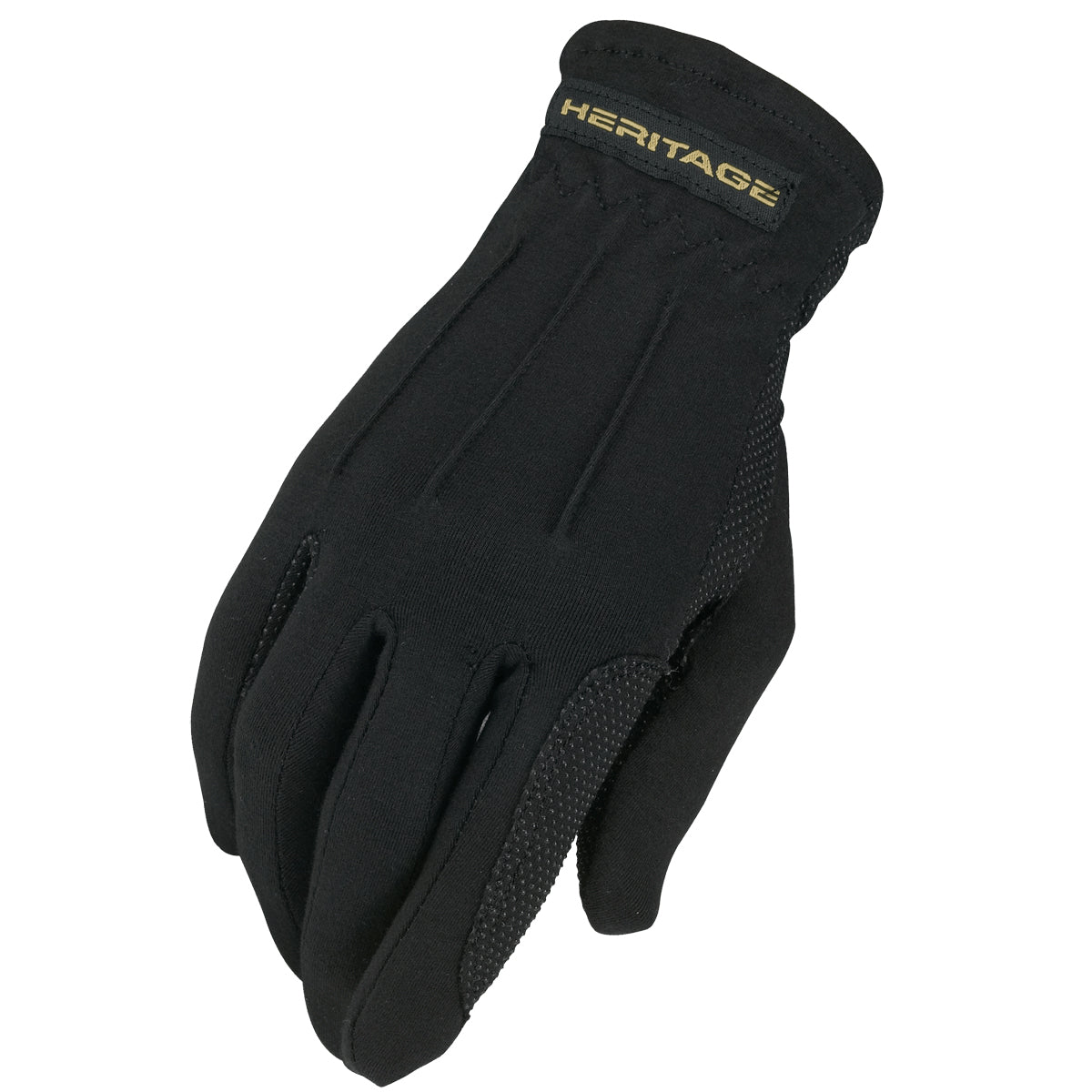 Heritage Power Grip Gloves in Black