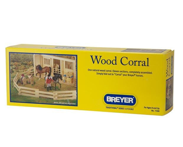 Breyer Horses - Natural Wood Corral - Box Front