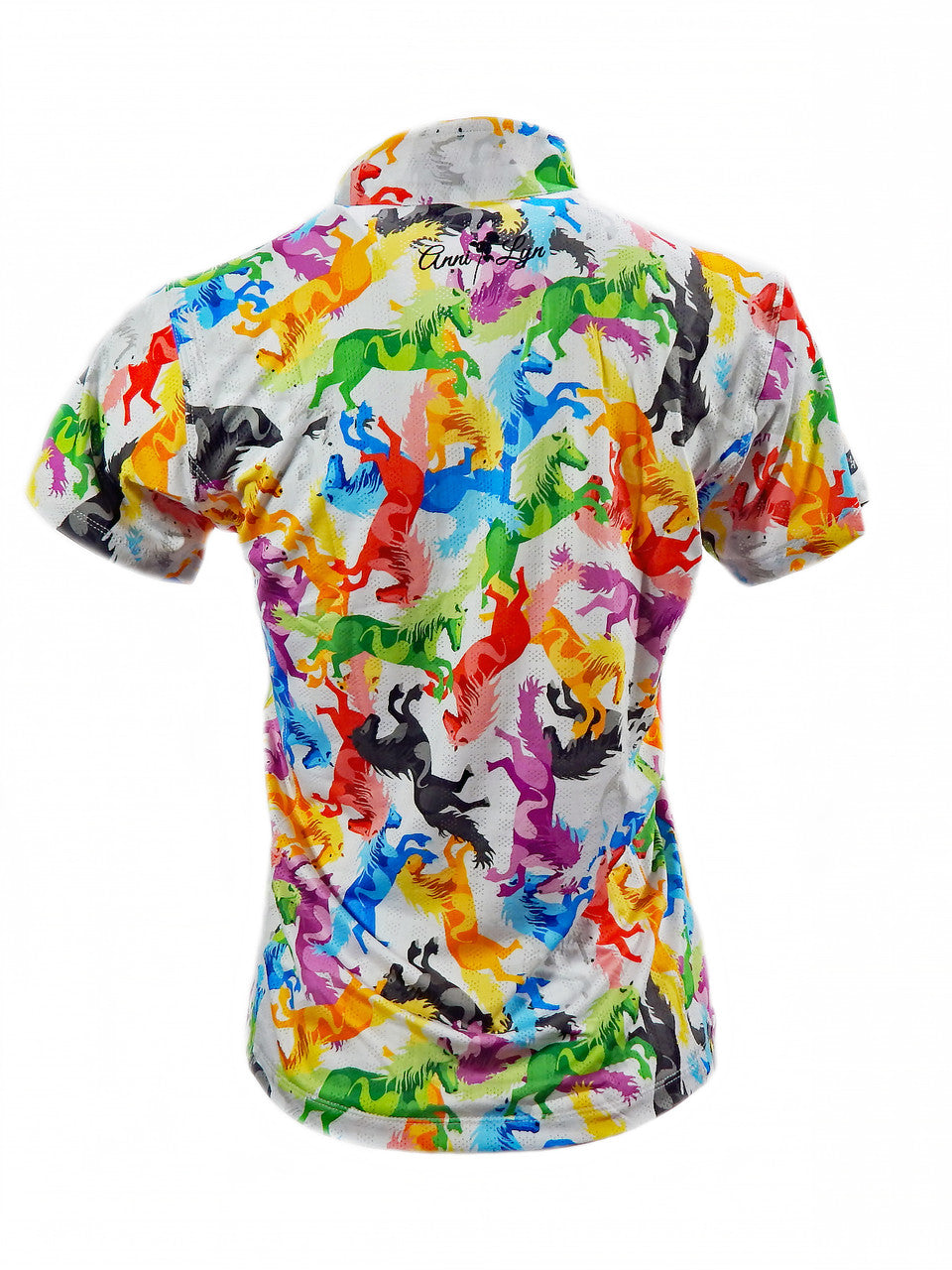 Anni Lyn Sportswear Women's ProAire Printed S/S Shirt - Vibrant Back