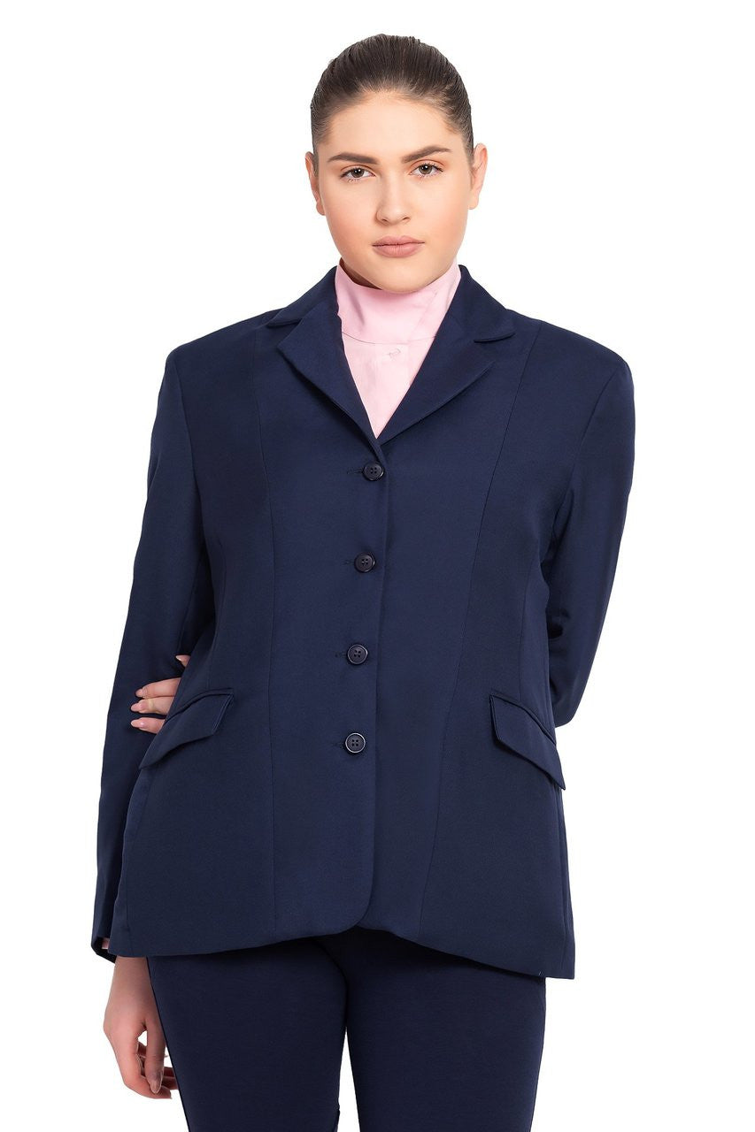 TuffRider Ladies Starter Show Coat - Navy