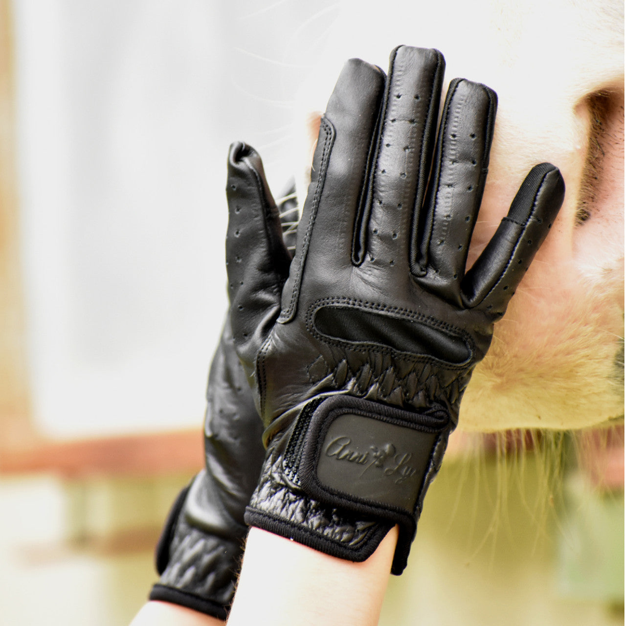 Anni Lyn Sportswear Kid's Endura Pro Leather Show Glove - Lifestyle3