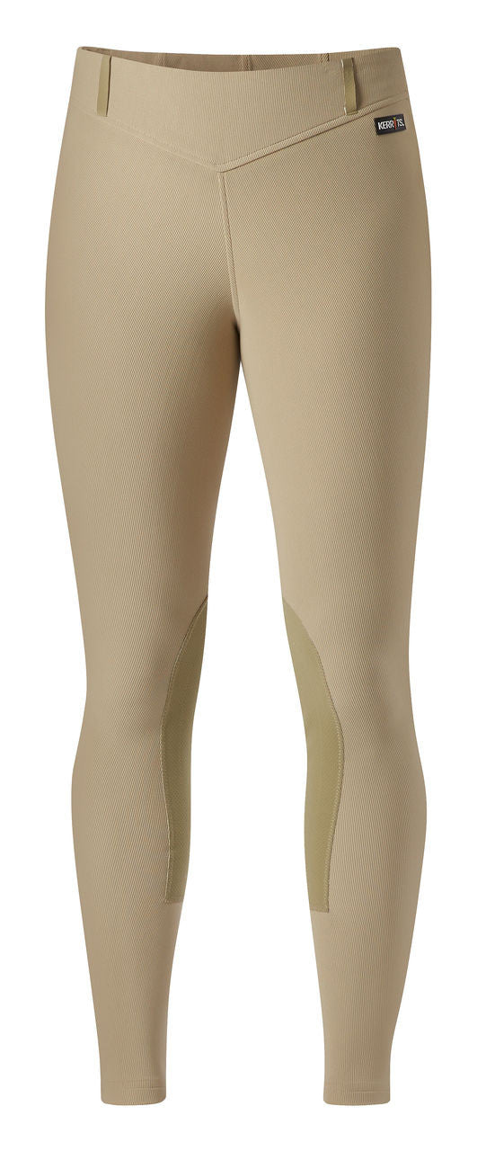 Kerrits Women's Microcord Knee Patch Breech in Tan