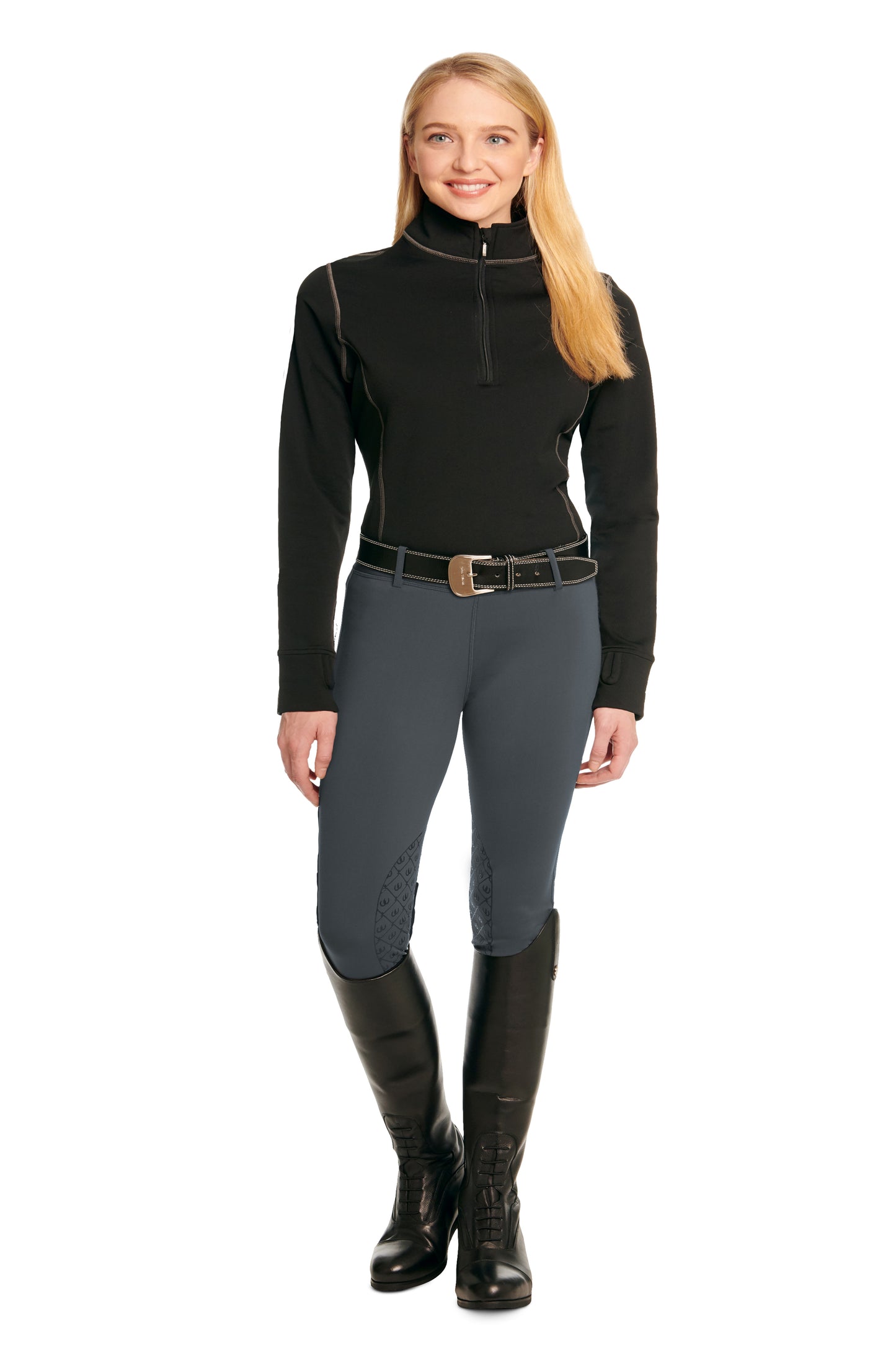 Ovation Ladies Equinox 3-Season Knee Patch Pull On Breech