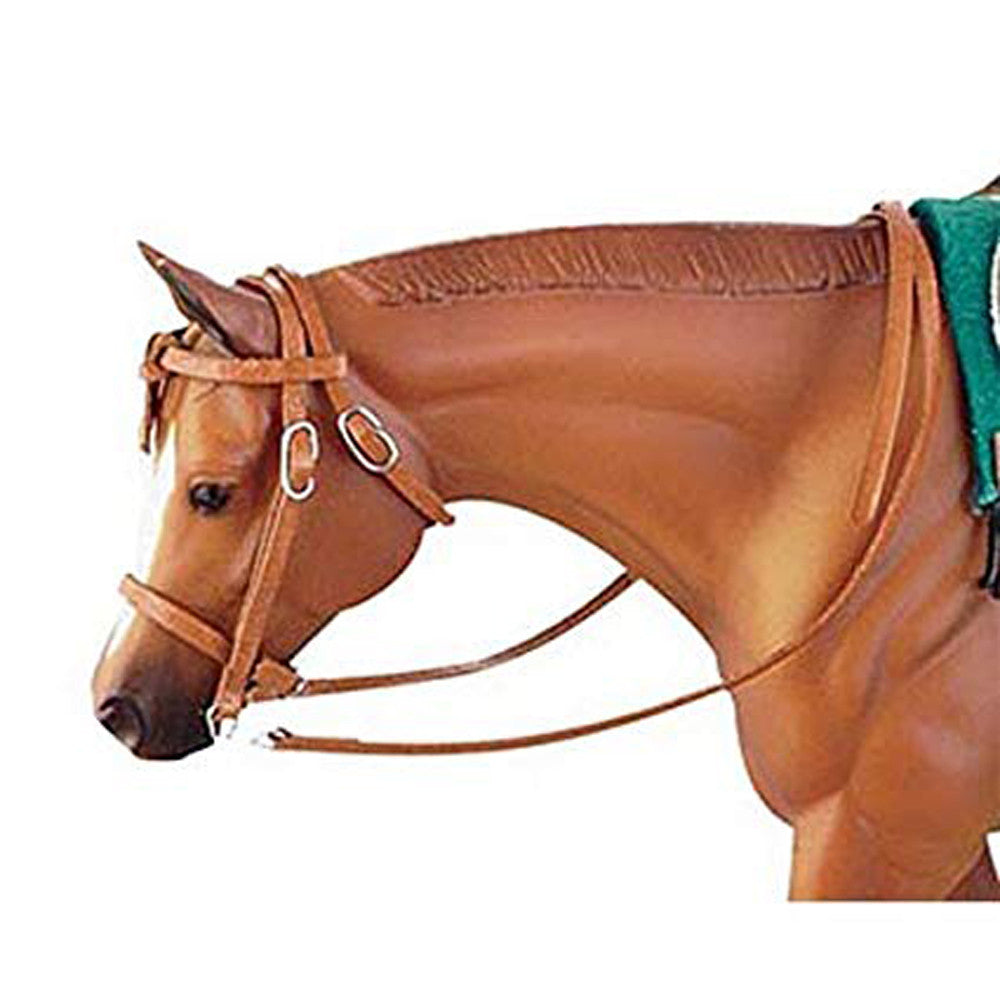 Breyer Horses - Traditional Model Leather Western Show Bridle on Model