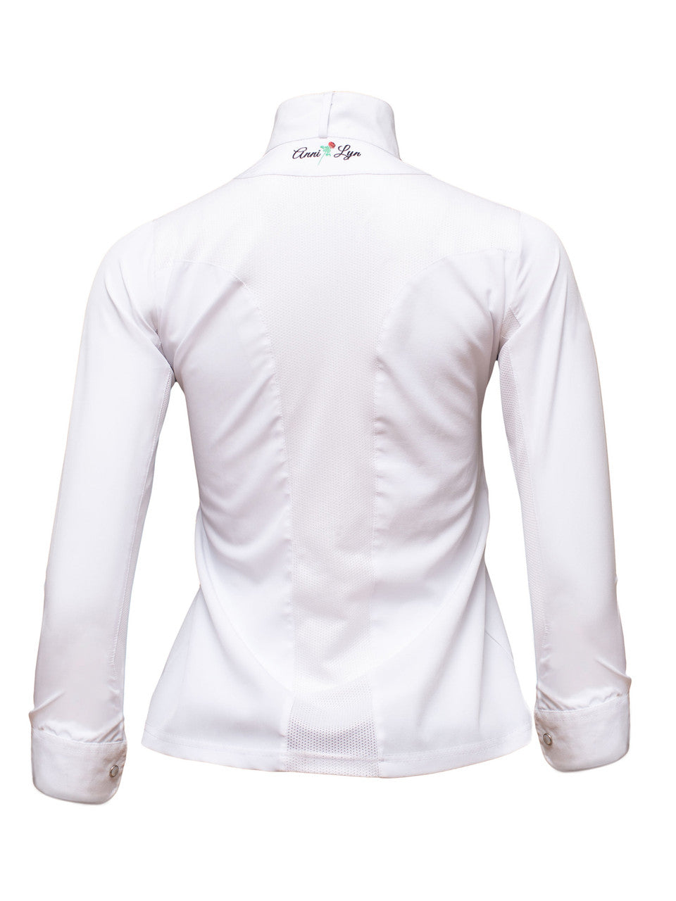 Anni Lyn Sportswear Kid's Long Sleeve Ventilated Show Shirt - Back