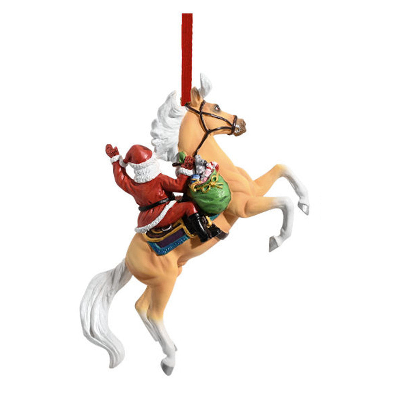 Breyer Horses Holiday Collection 2024 Ornament - Hi Ho Santa - Back