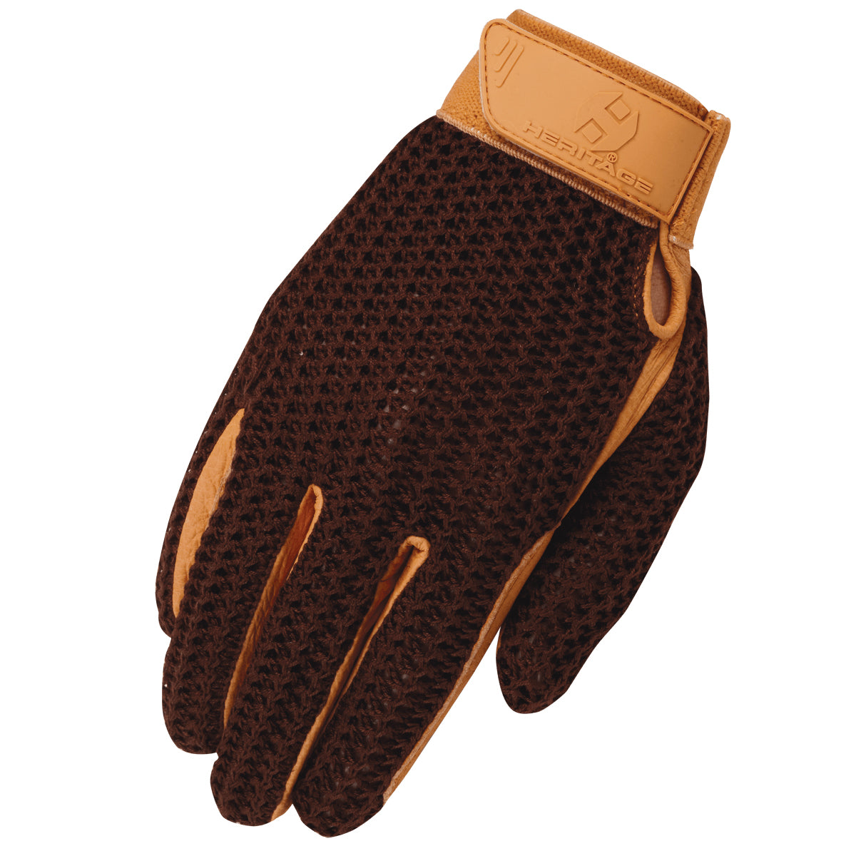 Heritage Gloves Adult Unisex Crochet Riding Glove