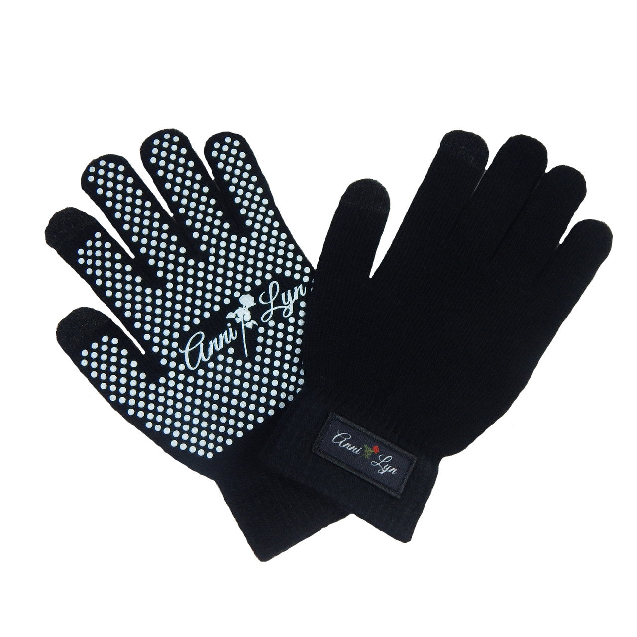 Anni Lyn Sportswear Winter Knit Gloves with Silicone Grip - Set