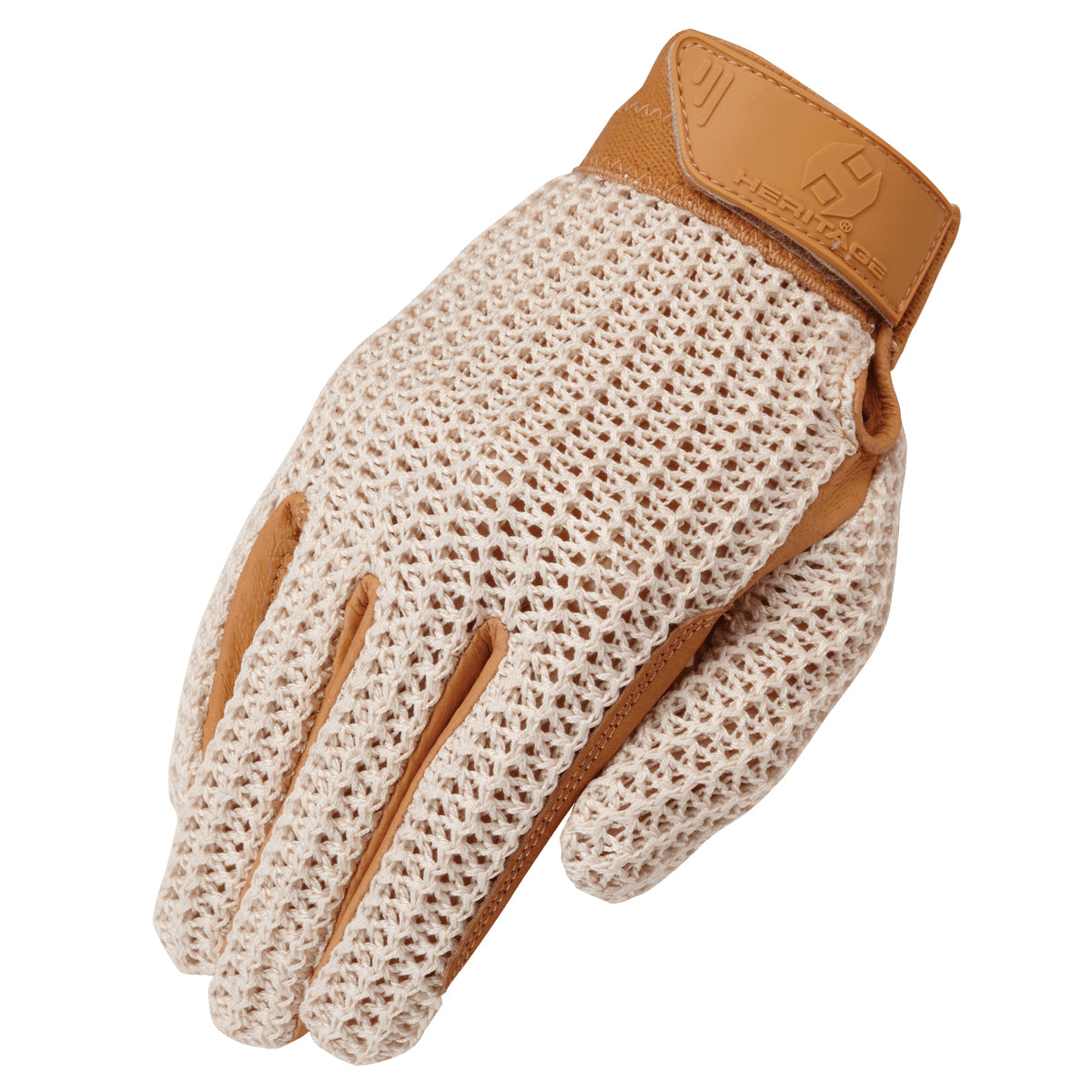 Heritage Gloves Adult Unisex Crochet Riding Glove