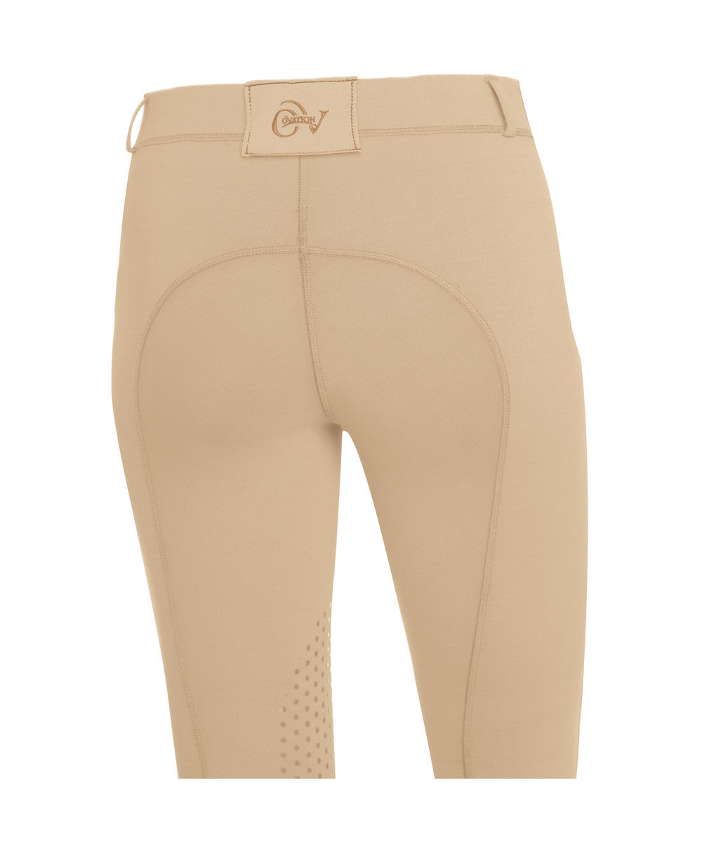 Ovation Child's AeroWick Silicone Knee Patch Tight - Beige Rear