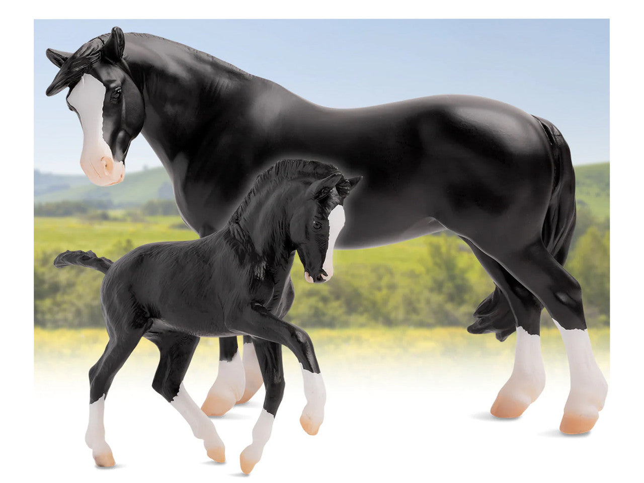 Breyer Horses - NiStar Blazing Kansas and Ethel- 1