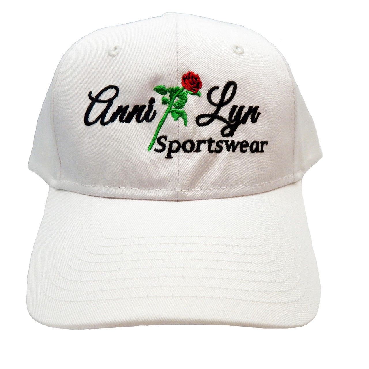 Anni Lyn Sportswear Adult Adjustable Ball Cap - White