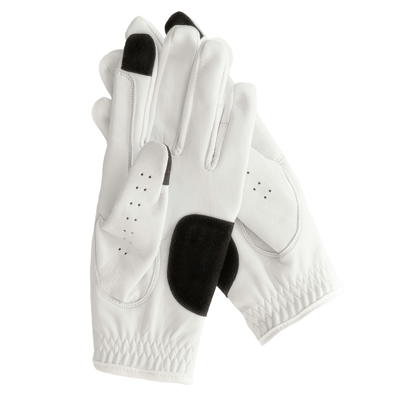 Anni Lyn Sportswear Women's Endura Pro Leather Glove - White - Palm