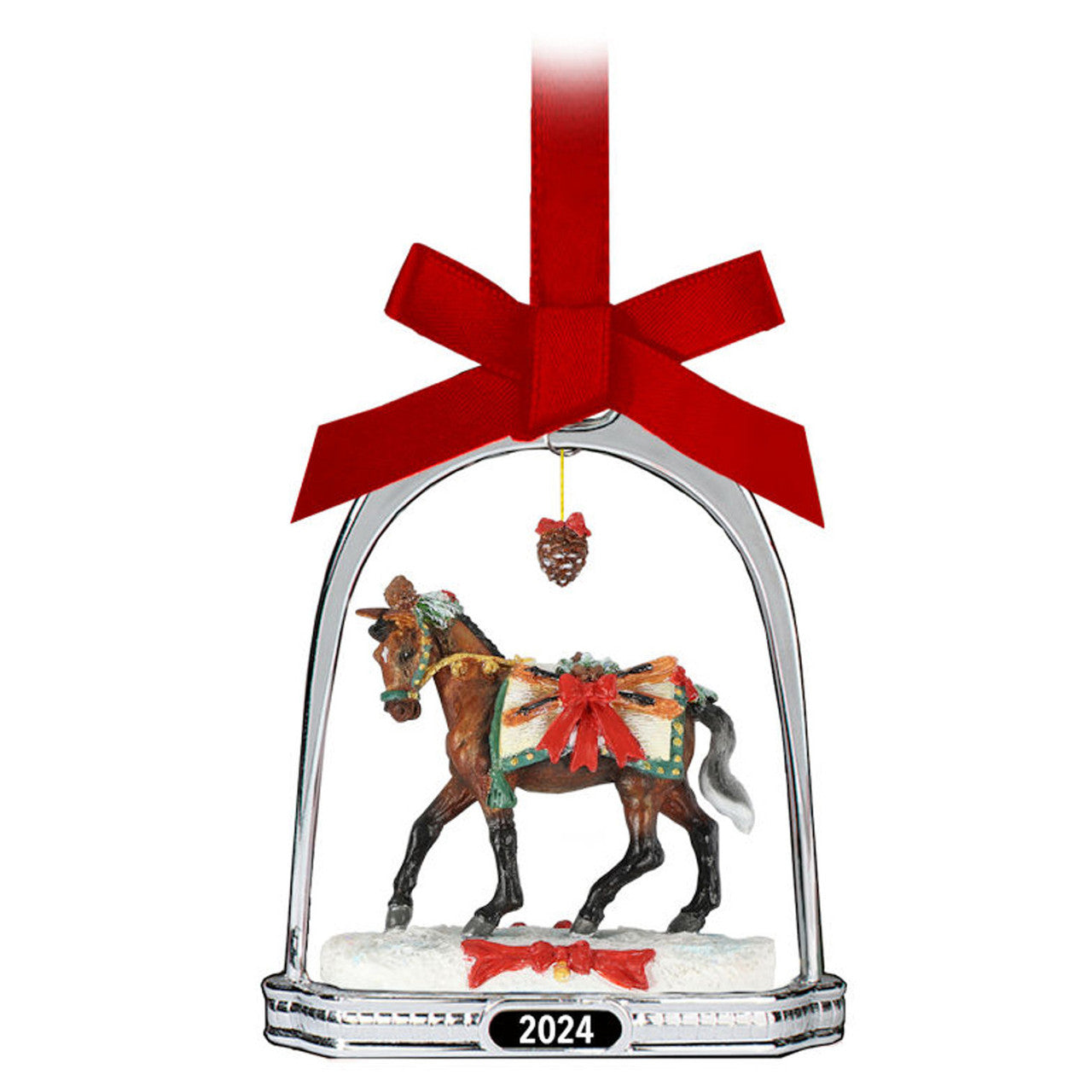 Breyer Horses Holiday 2024 Stirrup Ornament - Apres Ski