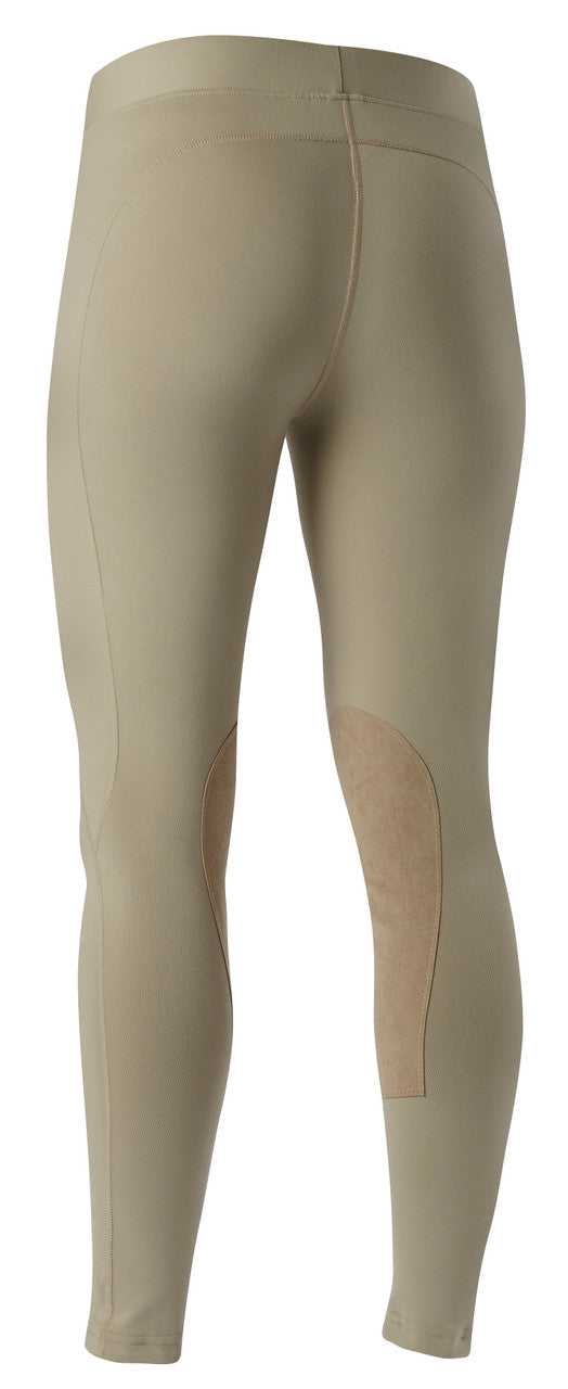 Kerrits Women's Flow Rise Performance Tights in Tan Back