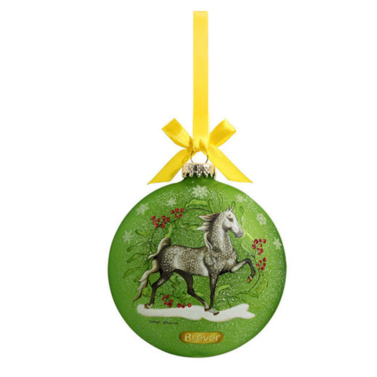 Breyer Horses 2024 Holiday Collection Artist's Signature Ornament - Saddlebred - Front