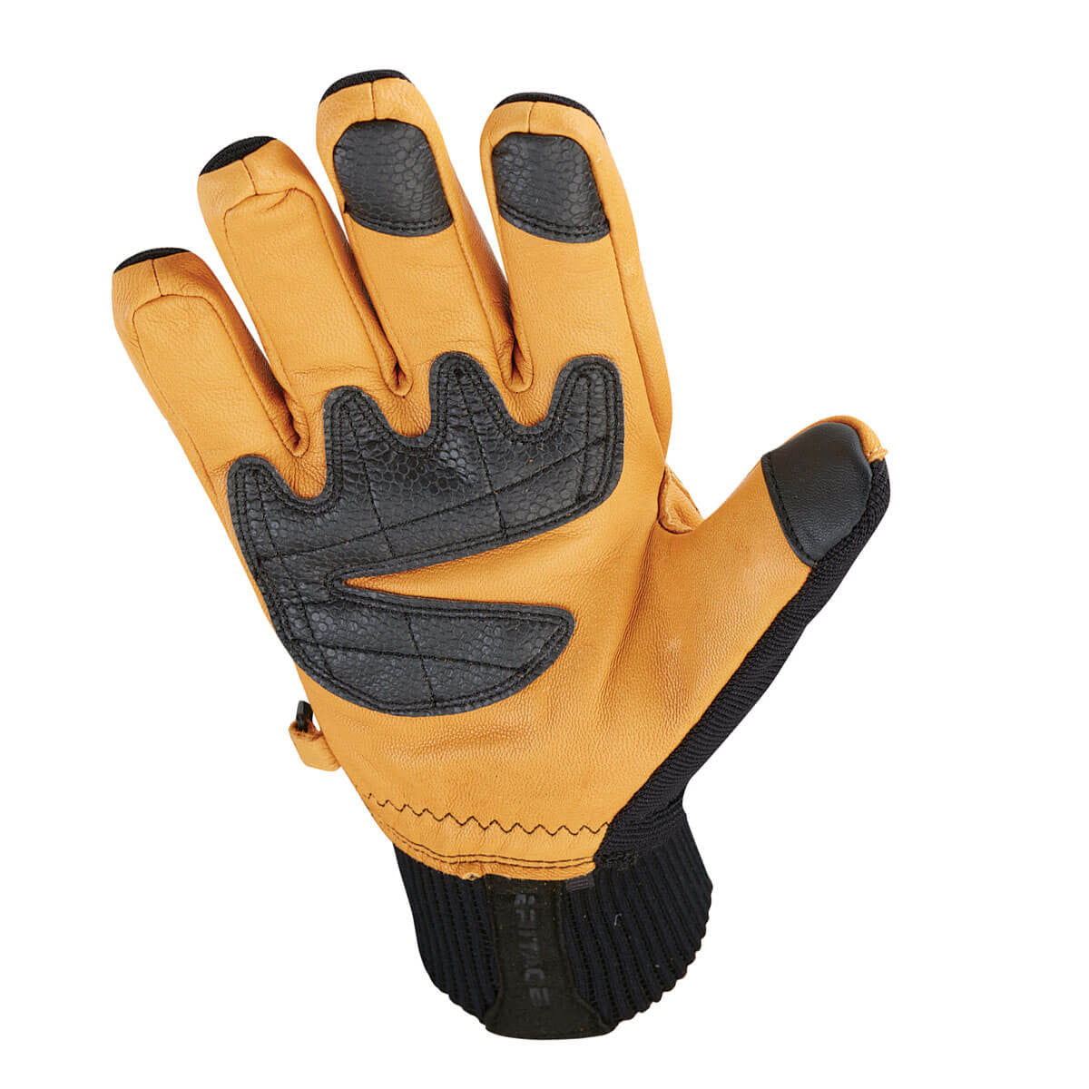 Heritage Gloves Extreme Winter Work Gloves in Black/Tan - Palm