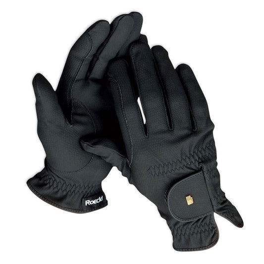 Roeckl Gloves Unisex Roeck-Grip (Chester) Riding Gloves in Black