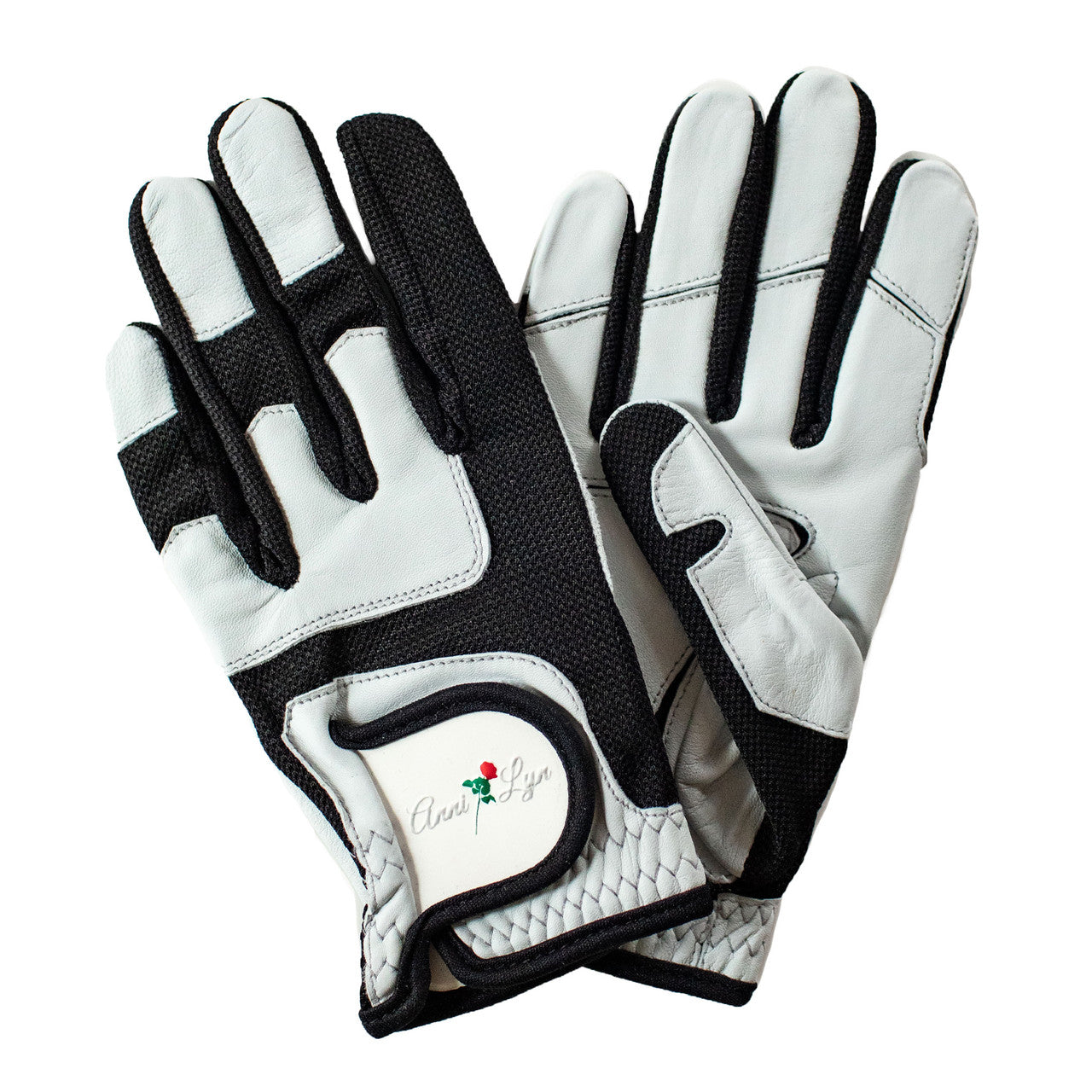 Anni Lyn Sportswear Women's Flexfit Pro Leather Glove - White/Black