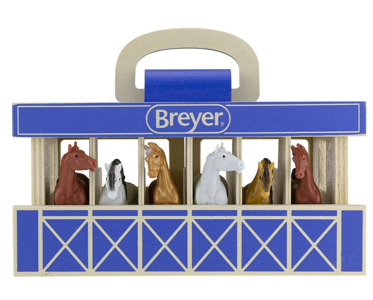 Breyer Horses - Breyer Farms Wood Carry Stable Playset