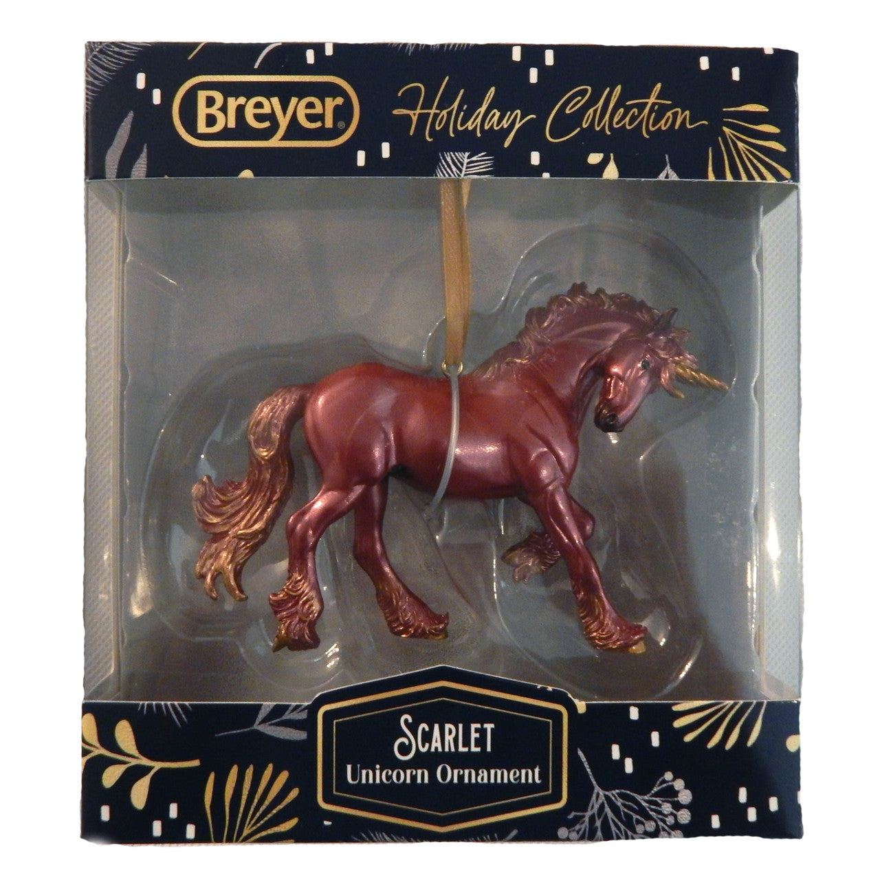 Breyer Horses Holiday Collection 2024 Unicorn Ornament - Scarlet - Box Front