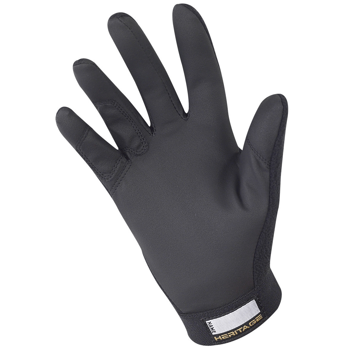 Heritage Gloves Performance Fleece Glove in Black - Palm View