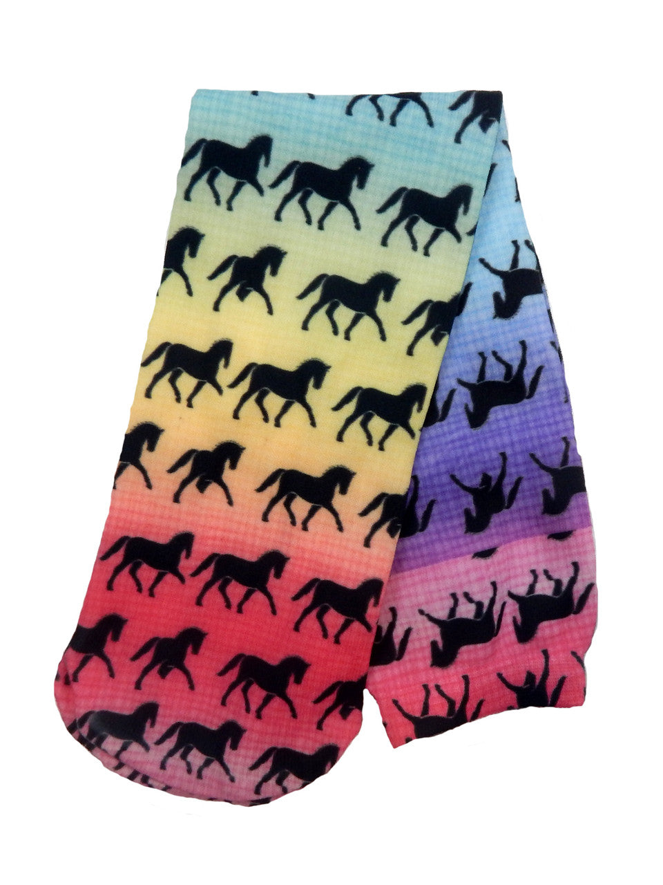 Anni Lyn Sportswear Women's Boot Sock - Sunset Horses