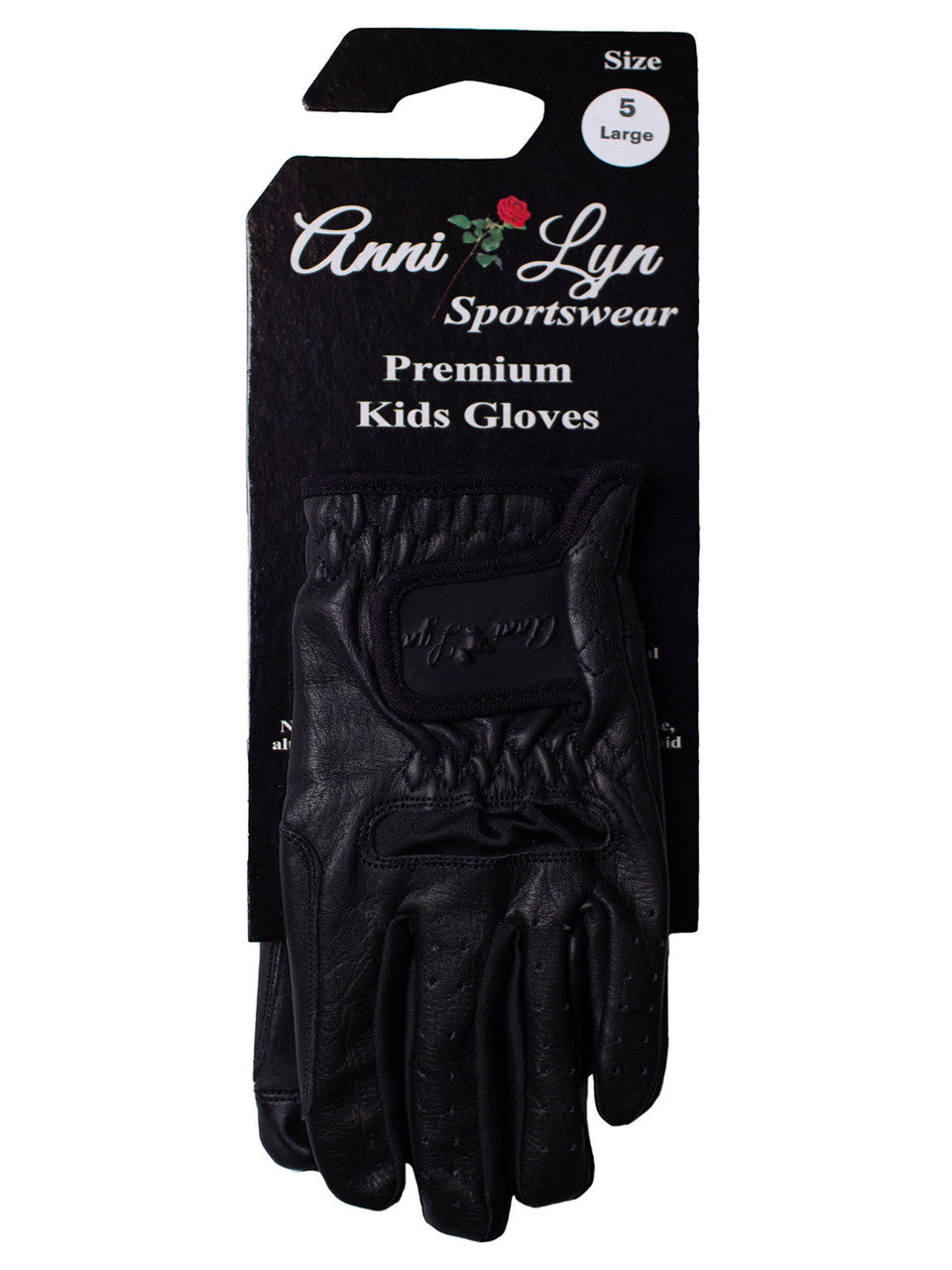 Anni Lyn Sportswear Women's Endura Pro Leather Glove - Black - On Card