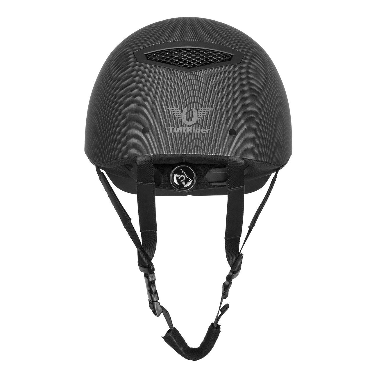 TuffRider Carbon Fiber Shell Helmet - Back