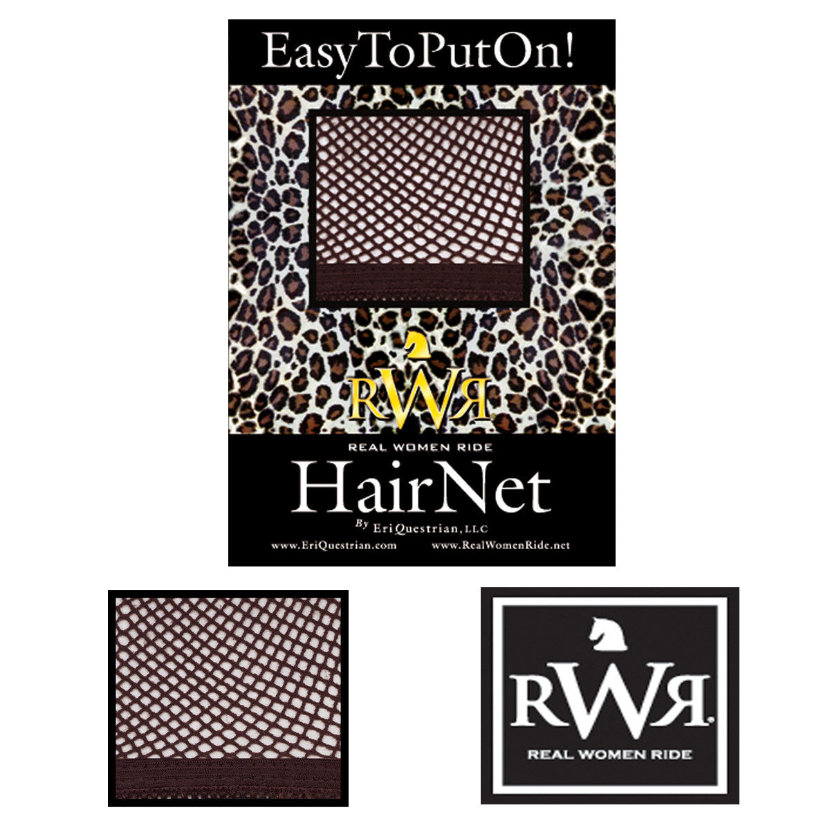 RWR No Knot Hair Net - Dark Brown